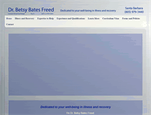 Tablet Screenshot of drbetsybatesfreed.com